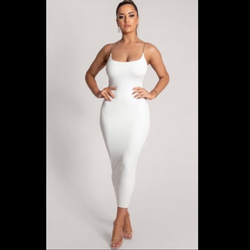 White Meshki Maxi Dress